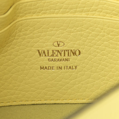 Valentino Garavani Grainy Calfskin Rockstud Crossbody Pouch Lime Sorbet 8 of 9