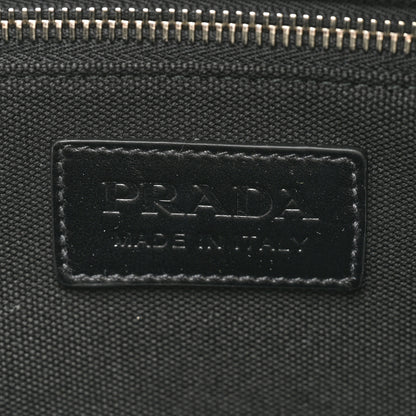 Prada X ADIDAS City Calfskin Bowling Bag White Black 5 of 9