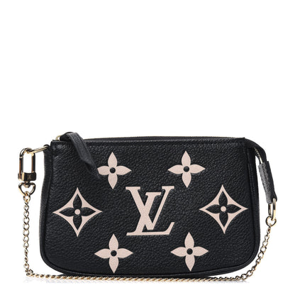 Louis Vuitton Empreinte Monogram Giant Mini Pochette Accessories Black 1 of 4