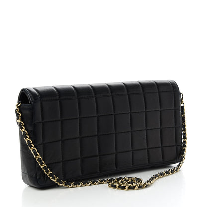 Chanel Lambskin East West Chocolate Bar Flap Black 3 of 12