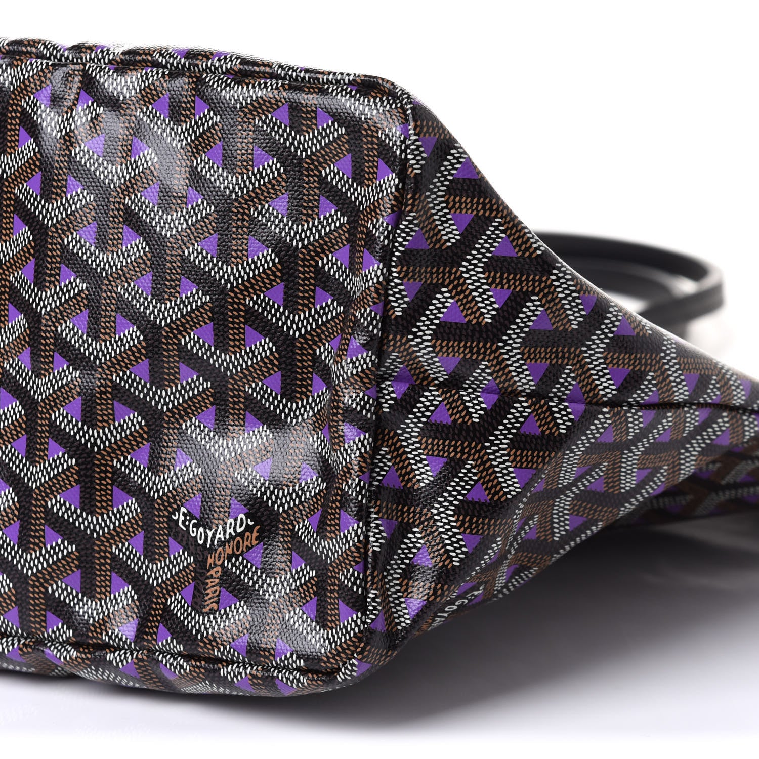 Goyard Goyardine Saint Louis Claire Voie PM Black Violet 10 of 10