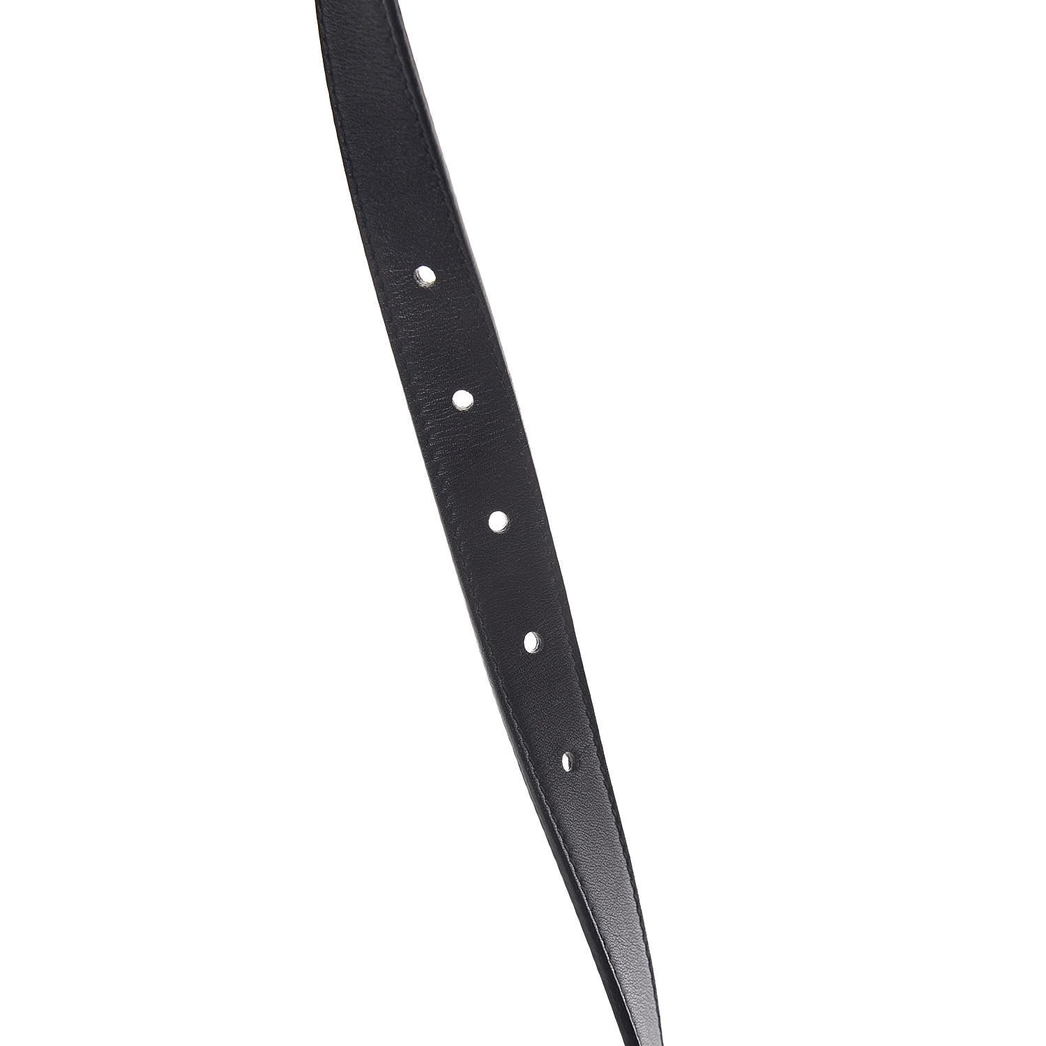 Gucci Calfskin Double G 20mm Belt 75 30 Black 6 of 6