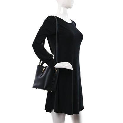 Saint Laurent Shiny Calfskin Le 37 Bucket Bag Black 3 of 8