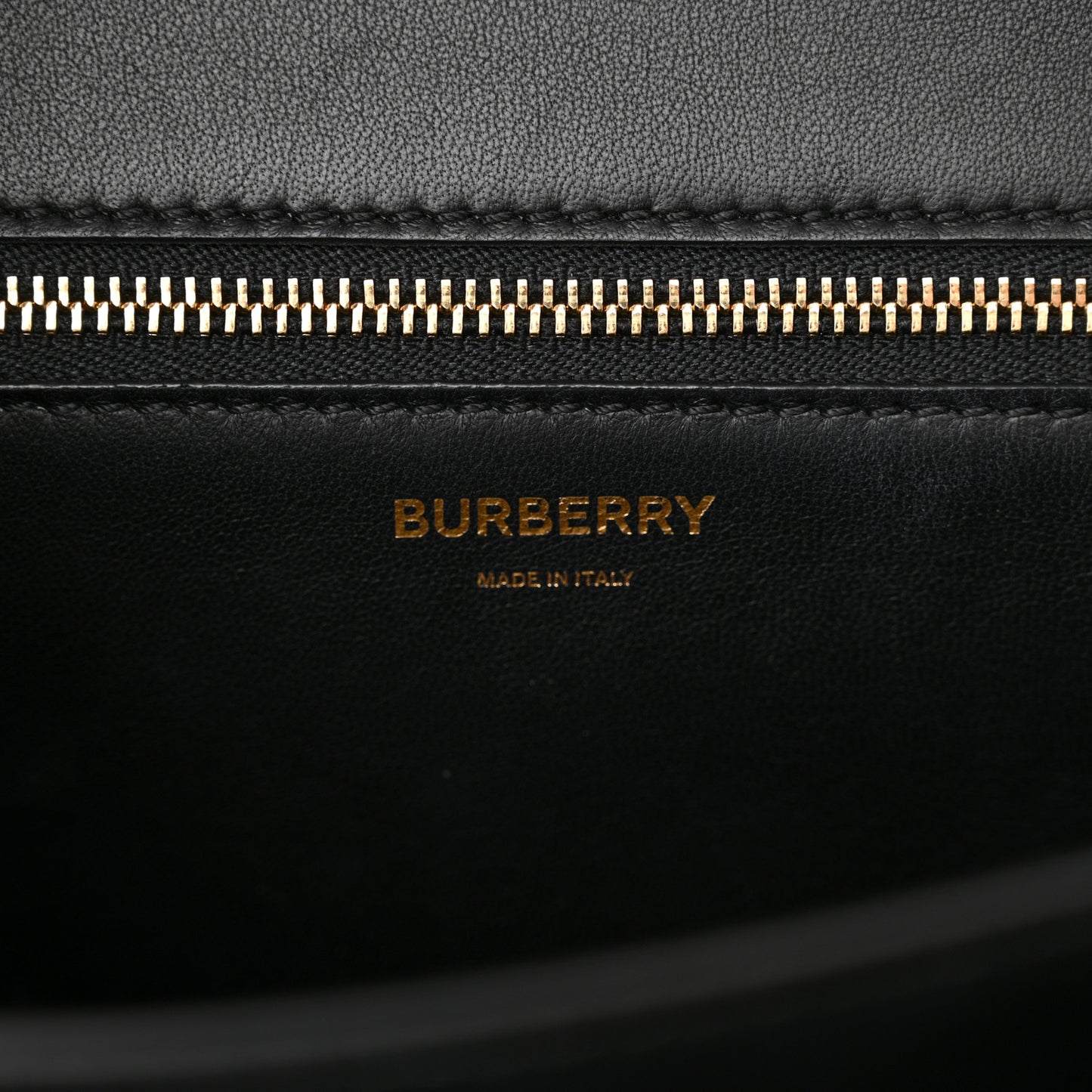 Grained Calfskin Medium TB Bag Black