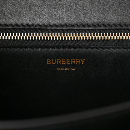 Burberry Grained Calfskin Medium TB Bag Black 6 of 10