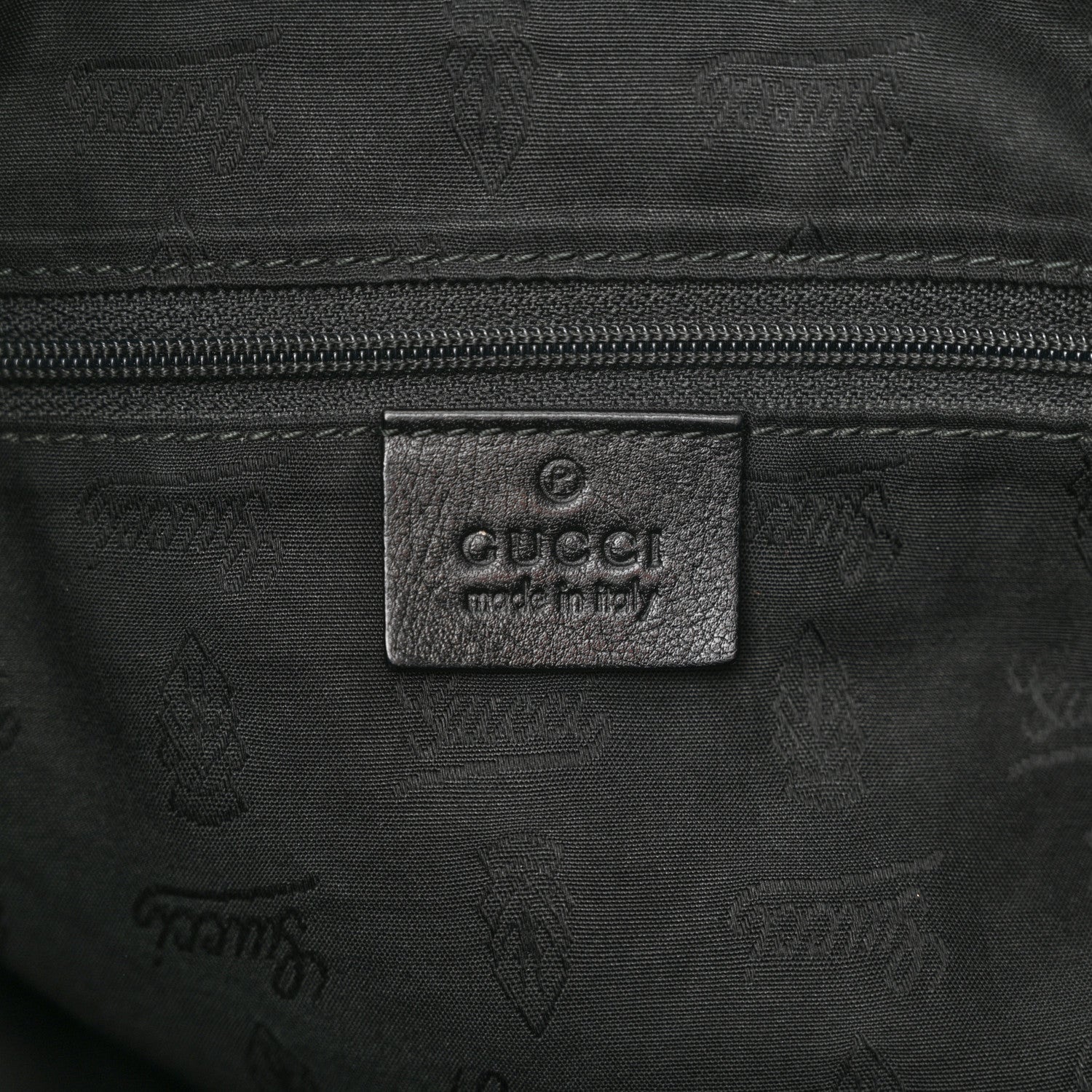 Gucci Guccissima Large New Ladies Web Hobo Black 6 of 13
