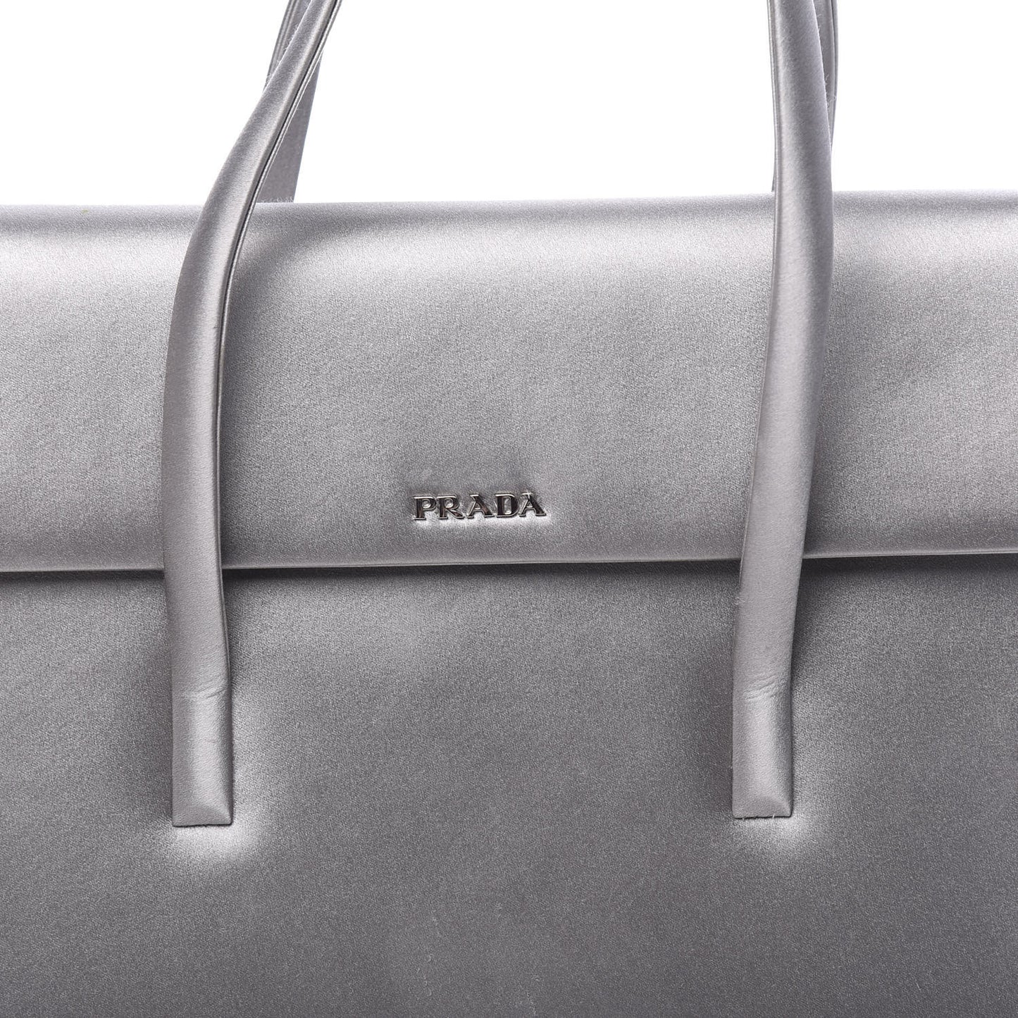 Satin Flap Tote Grafite