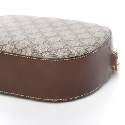 Gucci GG Supreme Monogram Cuoio Toscano Mini Chain Shoulder Bag Beige Ebony Cuir 13 of 13
