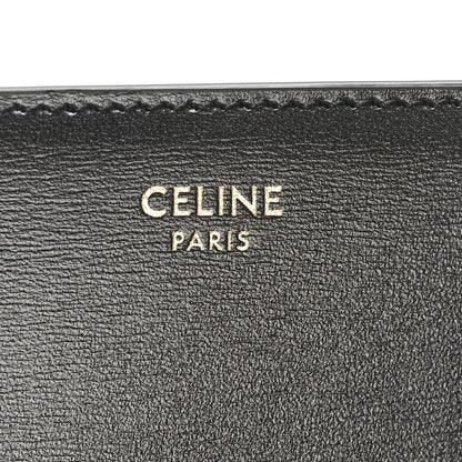 Celine Shiny Calfskin Small Triomphe Wallet Black 6 of 8