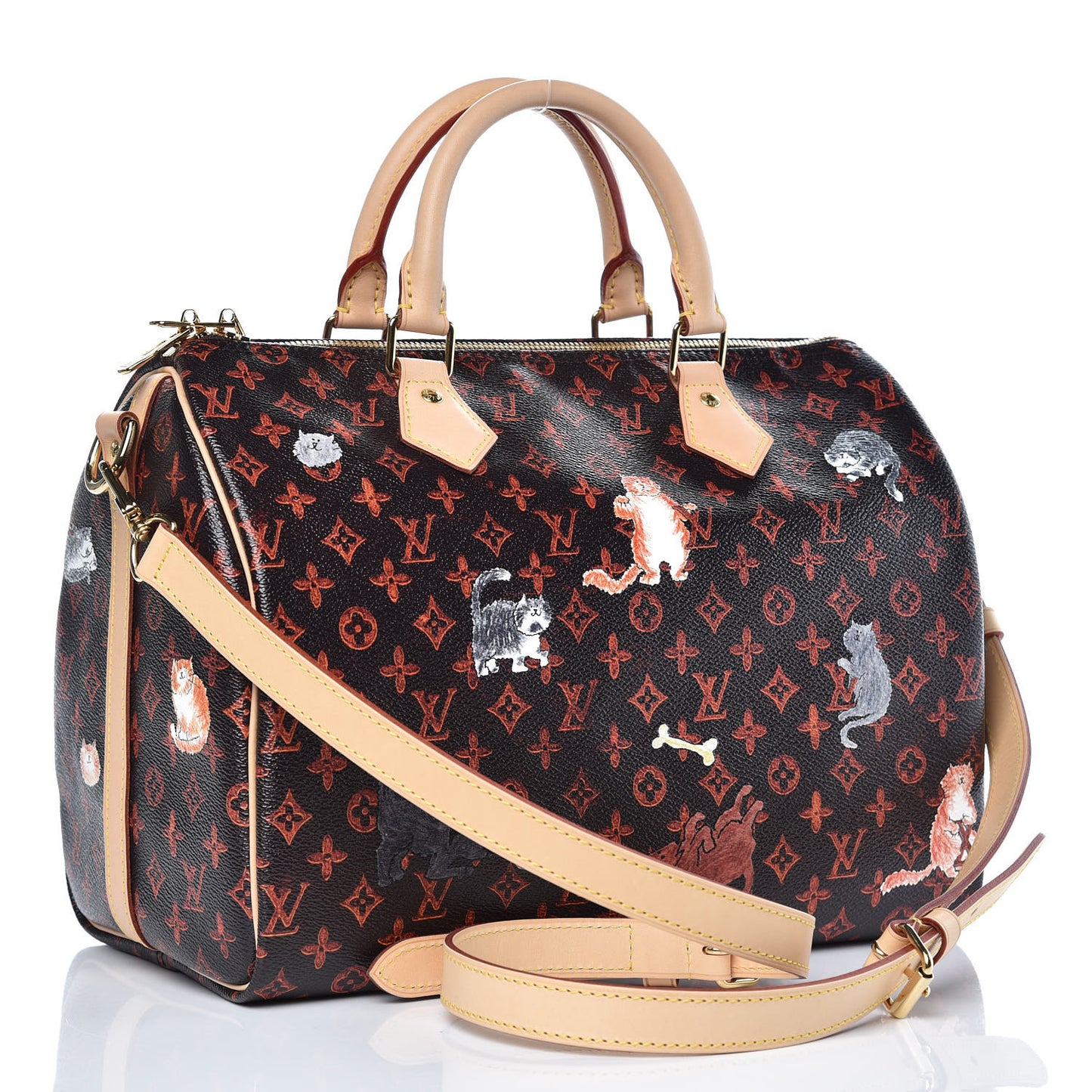 Catogram Speedy Bandouliere 30 Marron