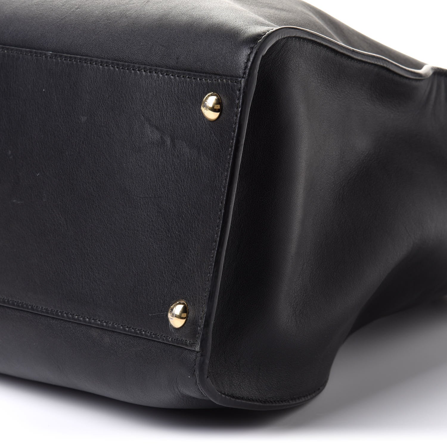 Fendi Vitello Seta Century Large Peekaboo X-Lite Black Fragola 13 of 19