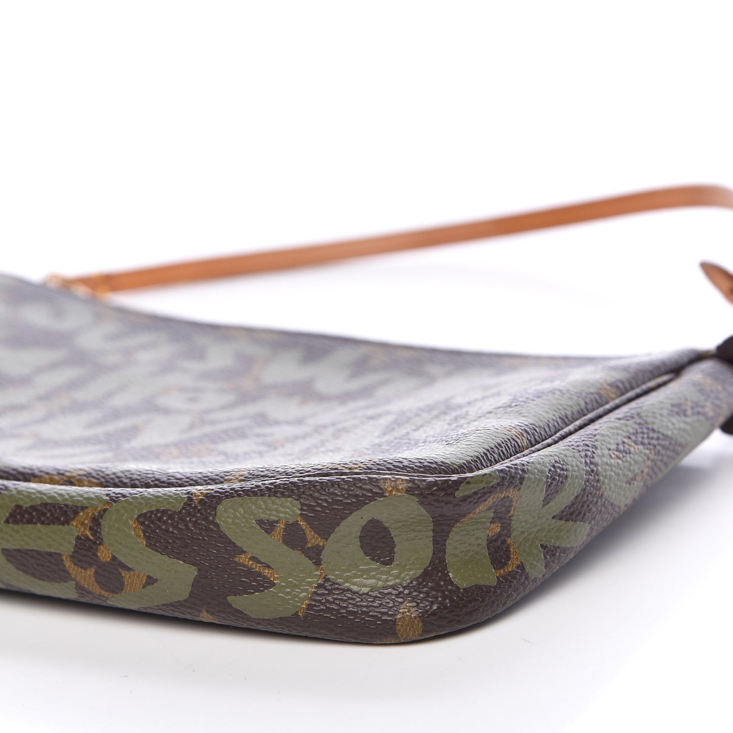 Monogram Graffiti Pochette Accessories Kaki
