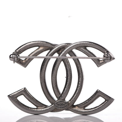 Chanel Crystal Baguette CC Brooch Light Purple 3 of 5