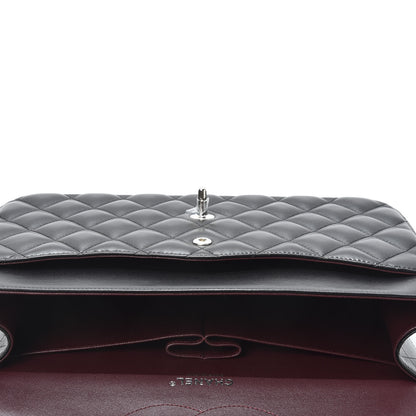 Chanel Lambskin Quilted Jumbo Double Flap Black 4 of 9