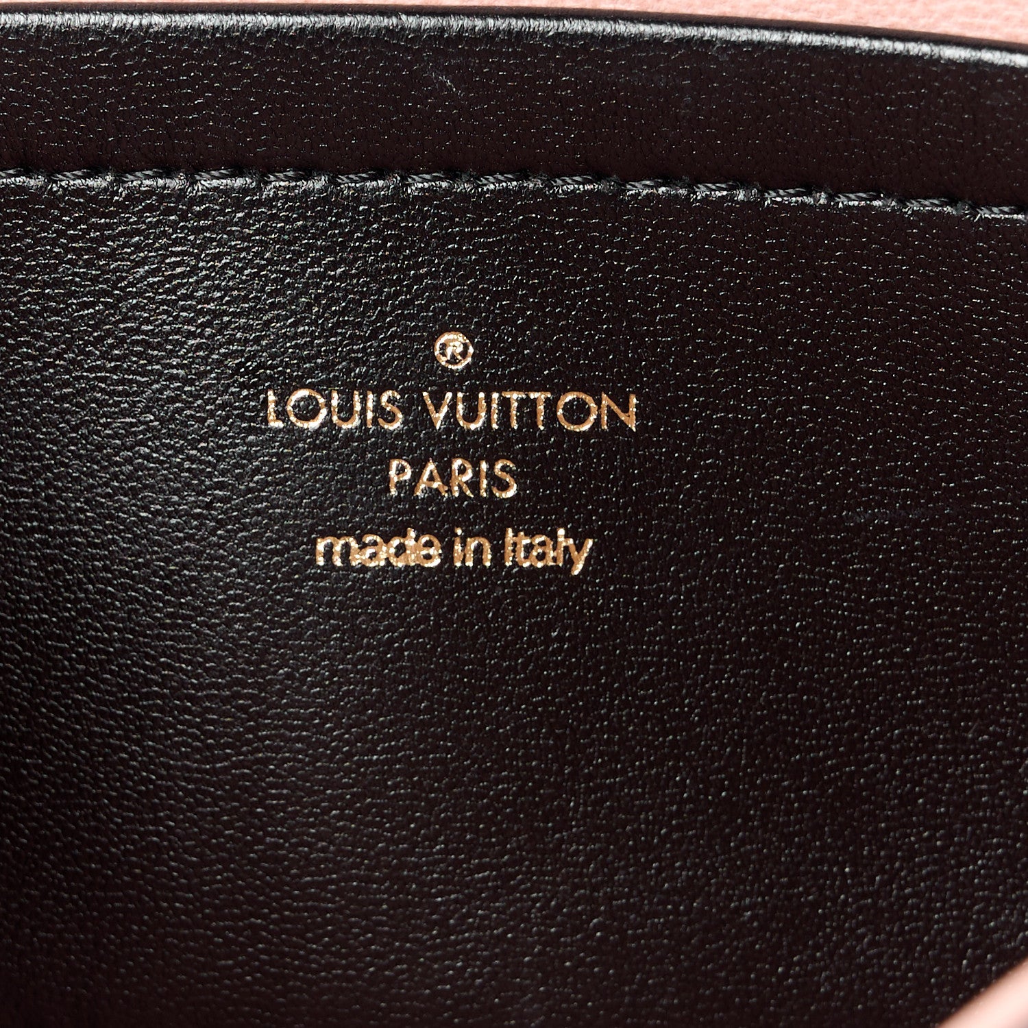 Louis Vuitton Lambskin Embossed Monogram Pochette Coussin Black 7 of 10