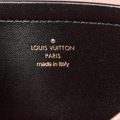Louis Vuitton Lambskin Embossed Monogram Pochette Coussin Black 7 of 10