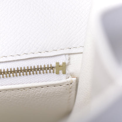 Hermes Epsom Kelly Sellier 40 White 18 of 48
