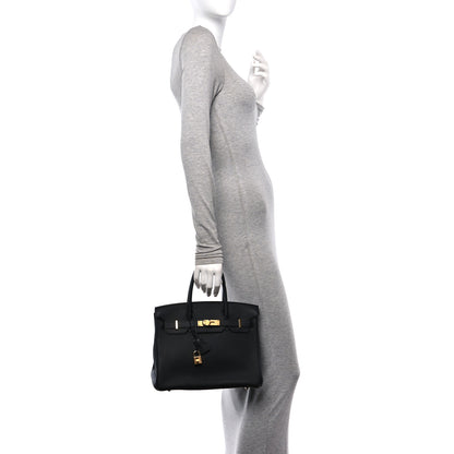Hermes Togo BIRKIN 30 Black 2 of 11