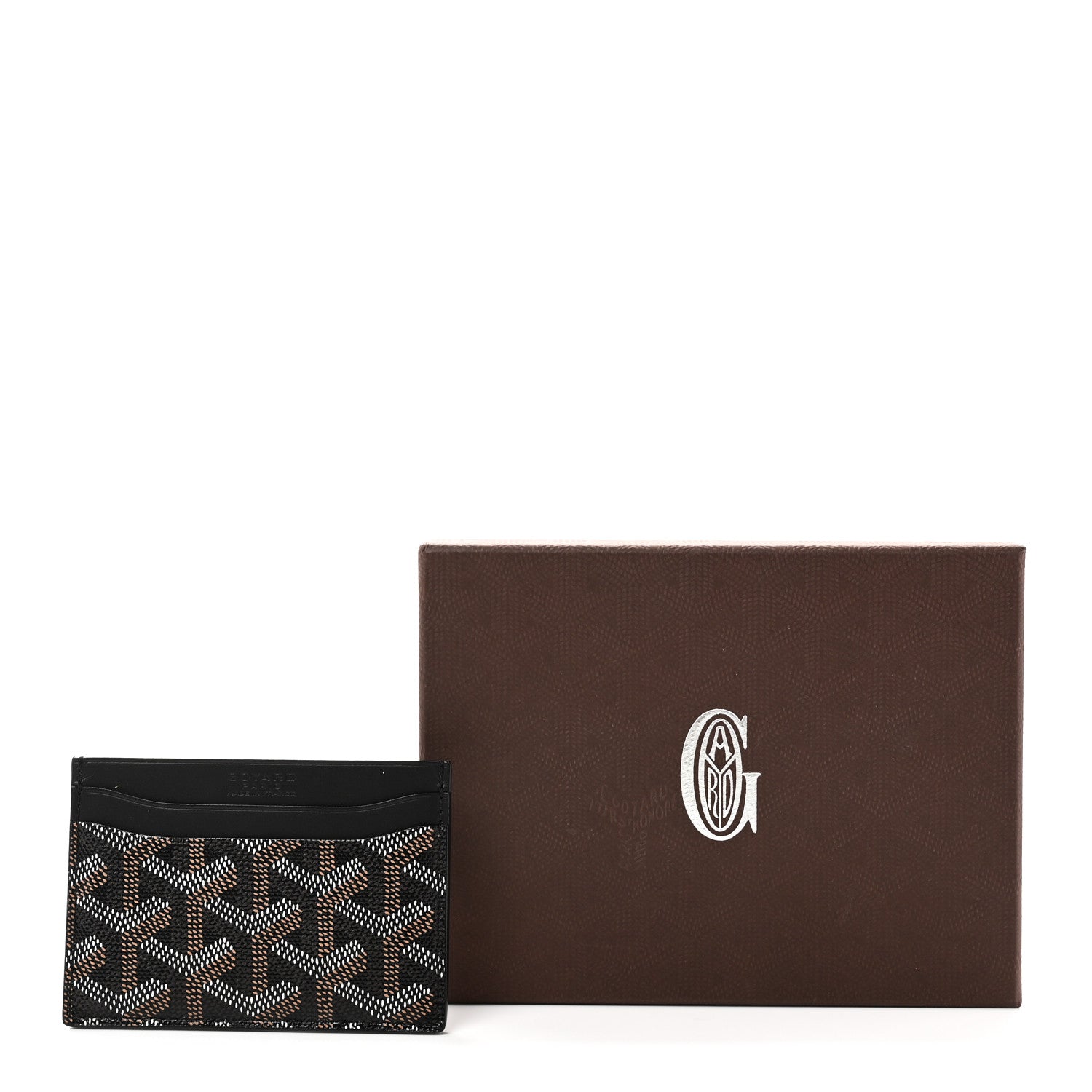 Goyard Goyardine Saint Sulpice Card Holder Black 7 of 7