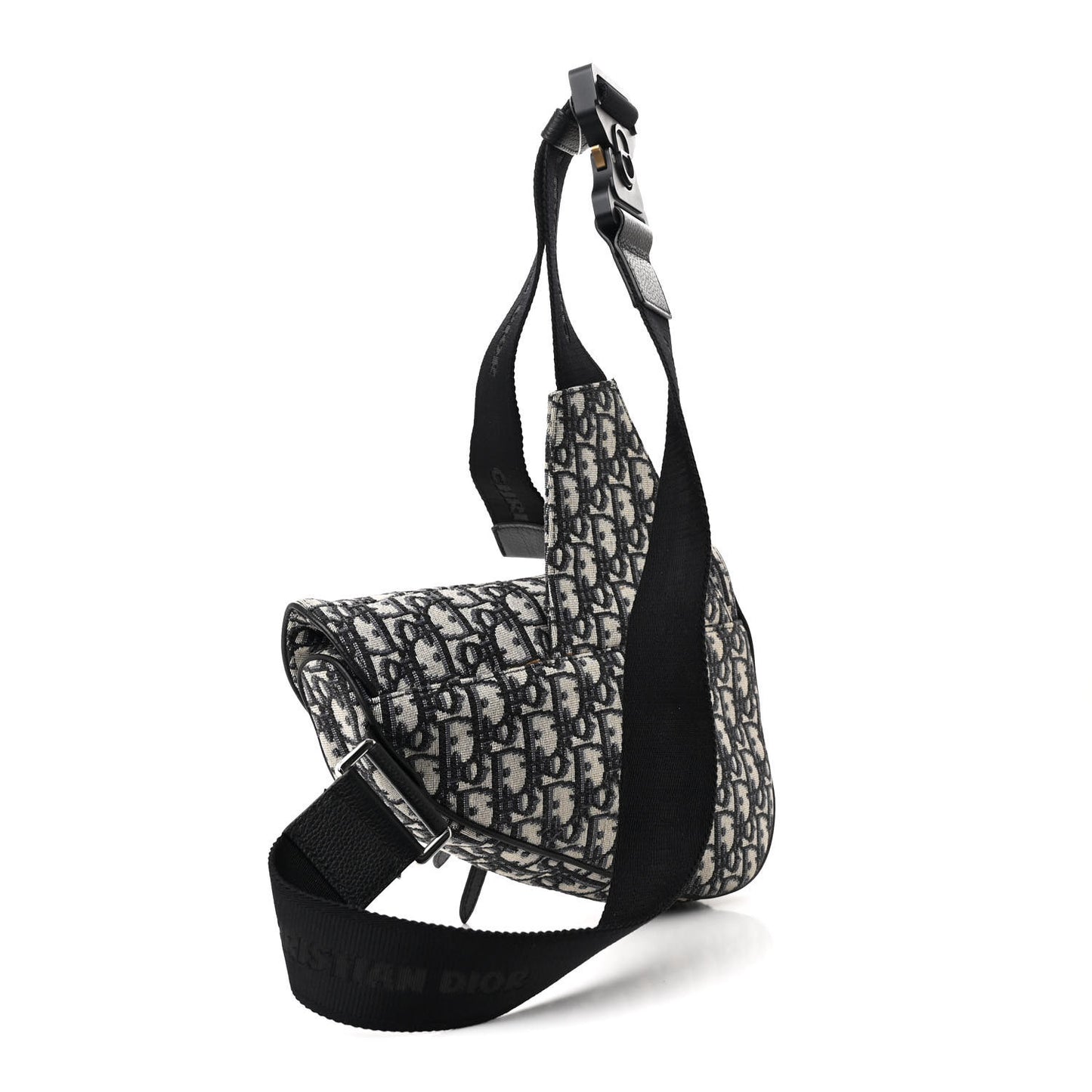Oblique Mens Saddle Bag Blue