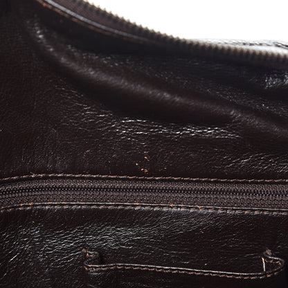 Chanel Caviar Quilted CC Timeless Bowler Brown 9 of 11