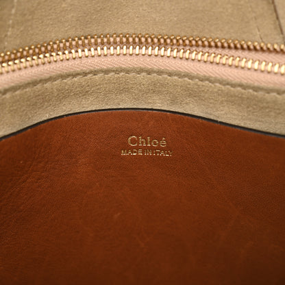 Chloe Grained Calfskin Small Hayley Hobo Tan 6 of 15