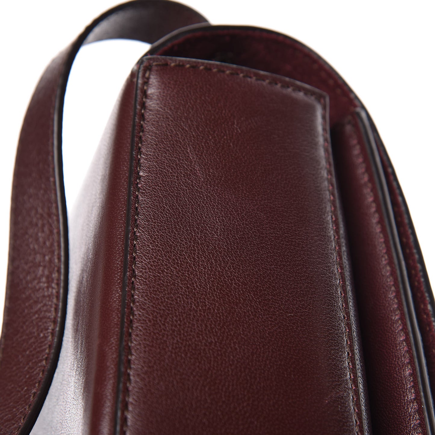 Smooth Calfskin Small Selwood Oxblood