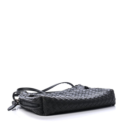 Bottega Veneta Nappa Intrecciato Pillow Crossbody Messenger Black 3 of 5