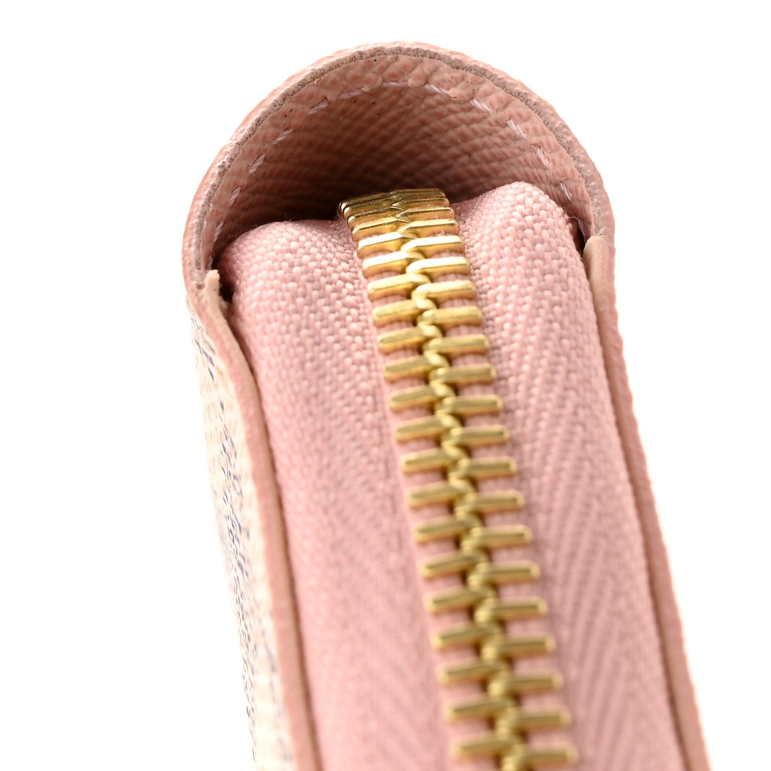 Louis Vuitton Damier Azur Zippy Wallet Rose Ballerine 7 of 9