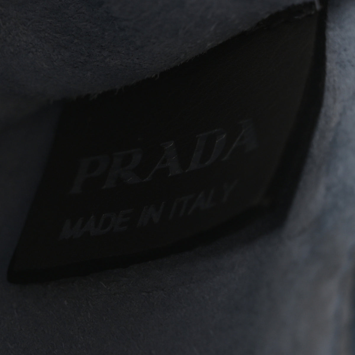 Prada Glace Calf Studded Etiquette Flap Marmo Astrale 7 of 10