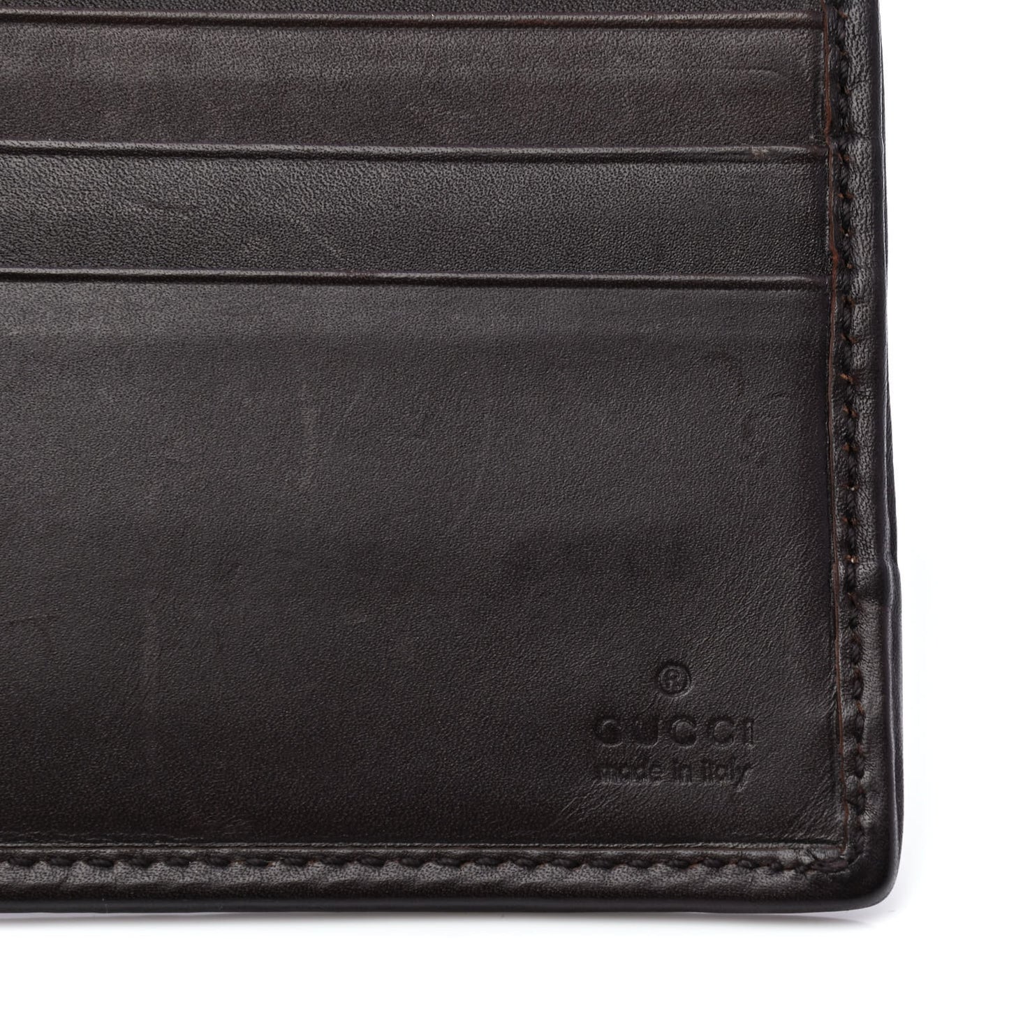 Monogram Mens Bi-Fold Wallet Brown