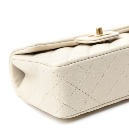 Chanel Caviar Quilted Mini Top Handle Rectangular Flap Beige 6 of 11
