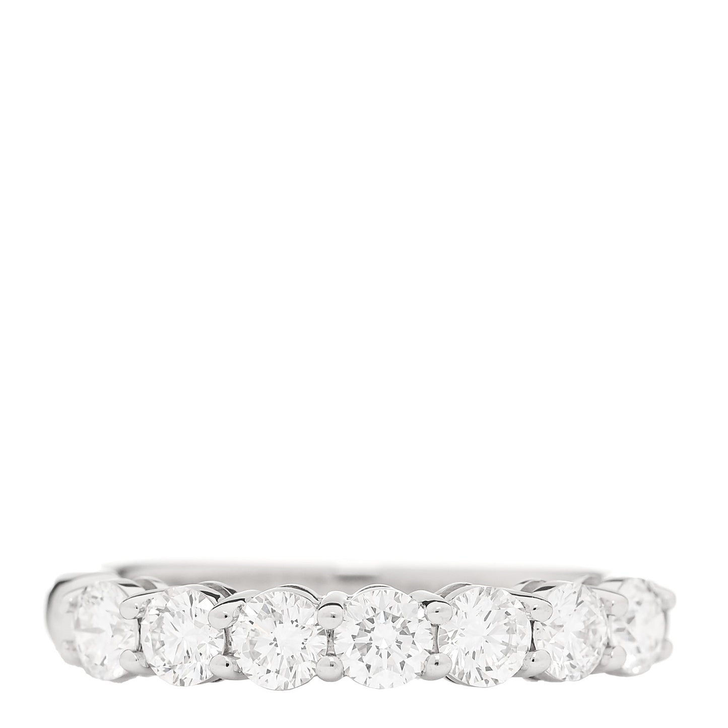 Platinum Diamond .95ctw Embrace Band Ring 56 7.5