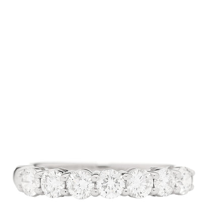 Tiffany Platinum Diamond .95ctw Embrace Band Ring 56 7.5 1 of 5