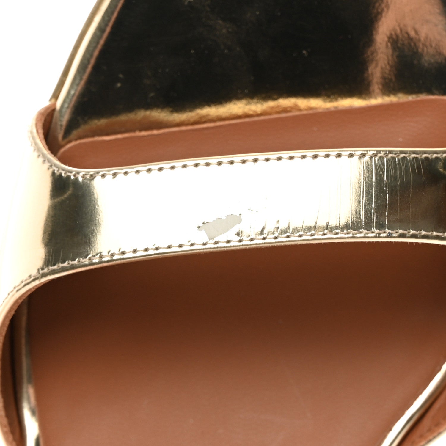 Givenchy Metallic Nappa Ankle Strap Sandals 40 Gold 13 of 21