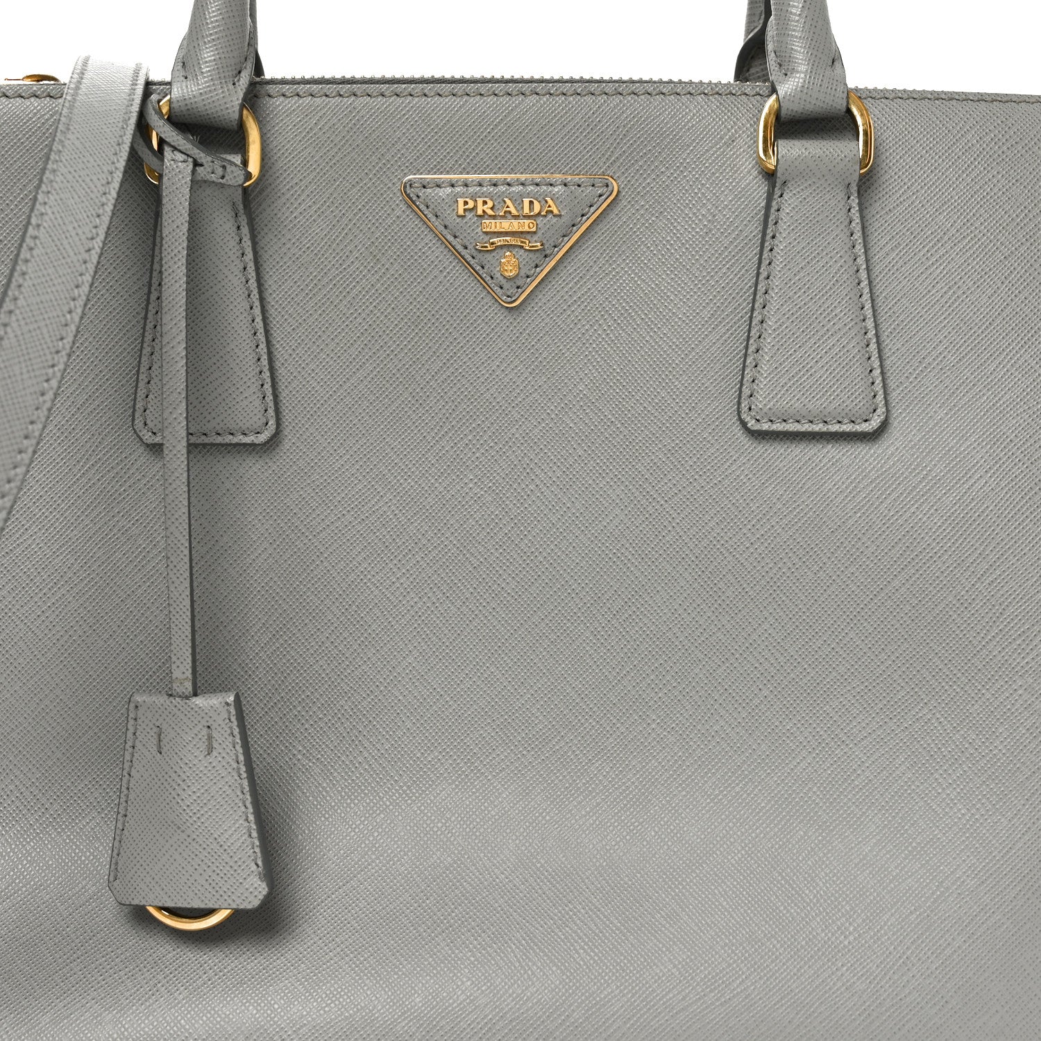 Prada Saffiano Medium Galleria Double Zip Tote Marmo 7 of 9