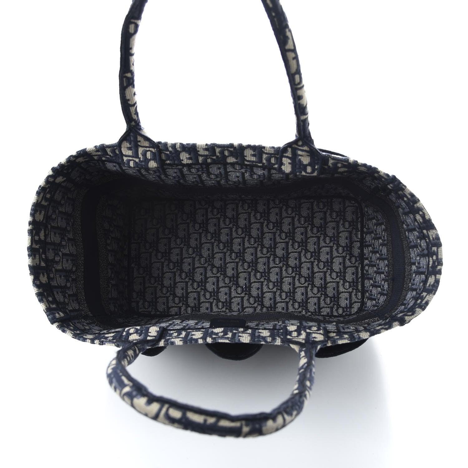 Christian Dior Oblique Catherine Tote Blue 5 of 11