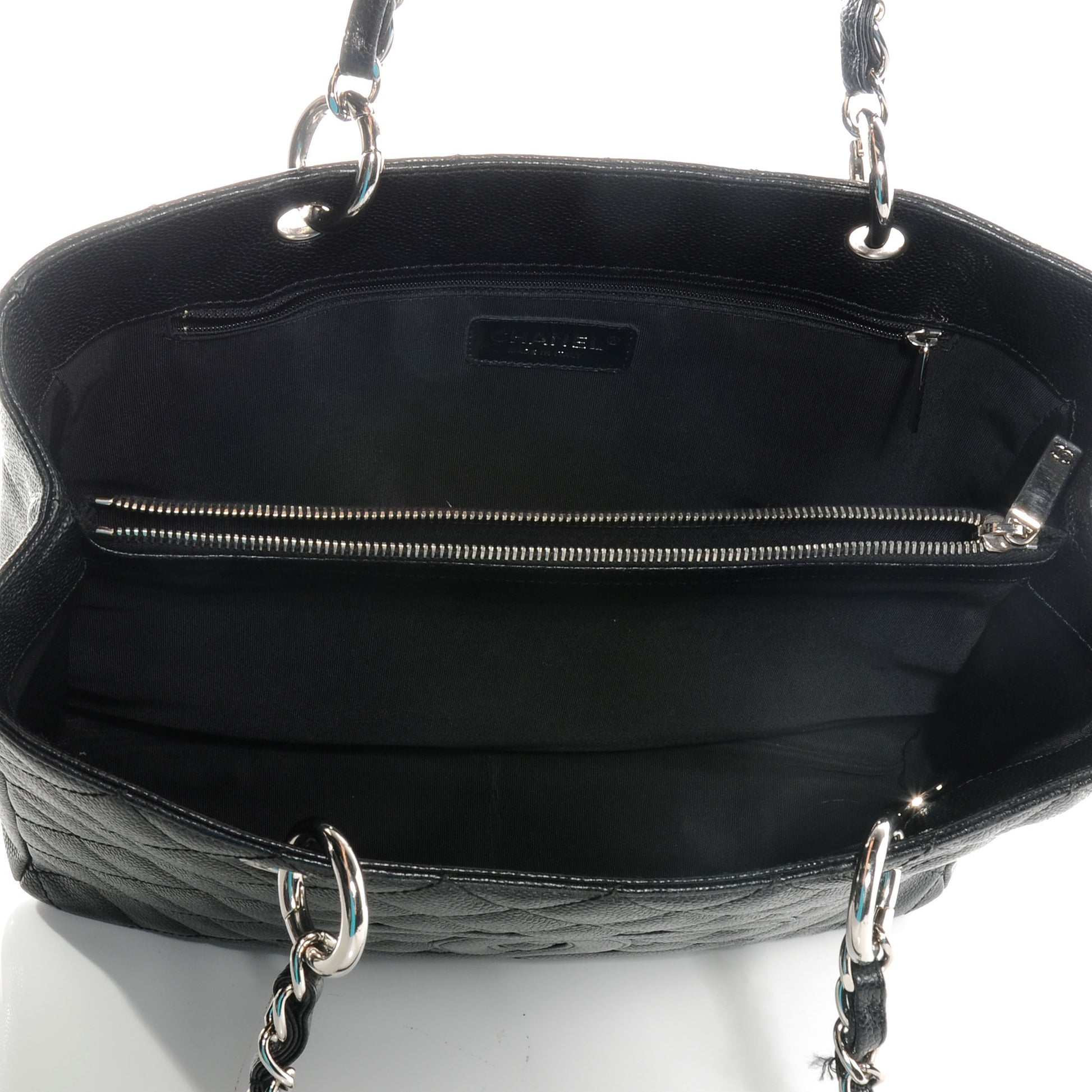 Chanel Caviar Grand Shopping Tote GST Black 5 of 8