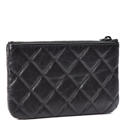 Chanel Aged Calfskin Quilted Small Reissue Cosmetic Case So Black 2 of 9
