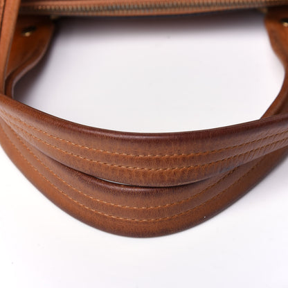 MCM Visetos Boston Bag Cognac 12 of 15