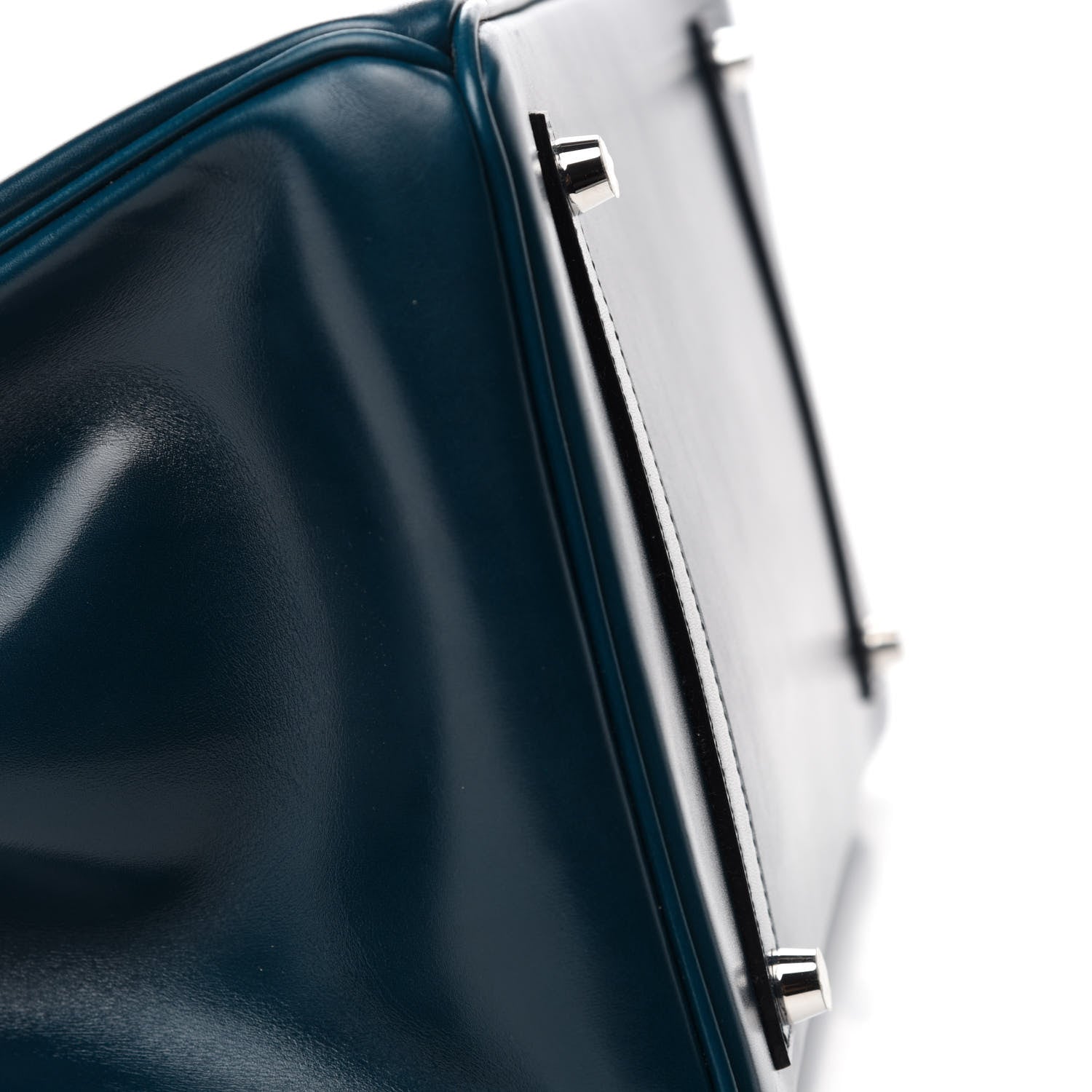 Hermes Box Guilloche Birkin 35 Bleu De Prusse 7 of 36