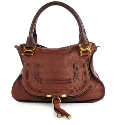 Chloe Calfskin Medium Marcie Satchel Ebony 1 of 9