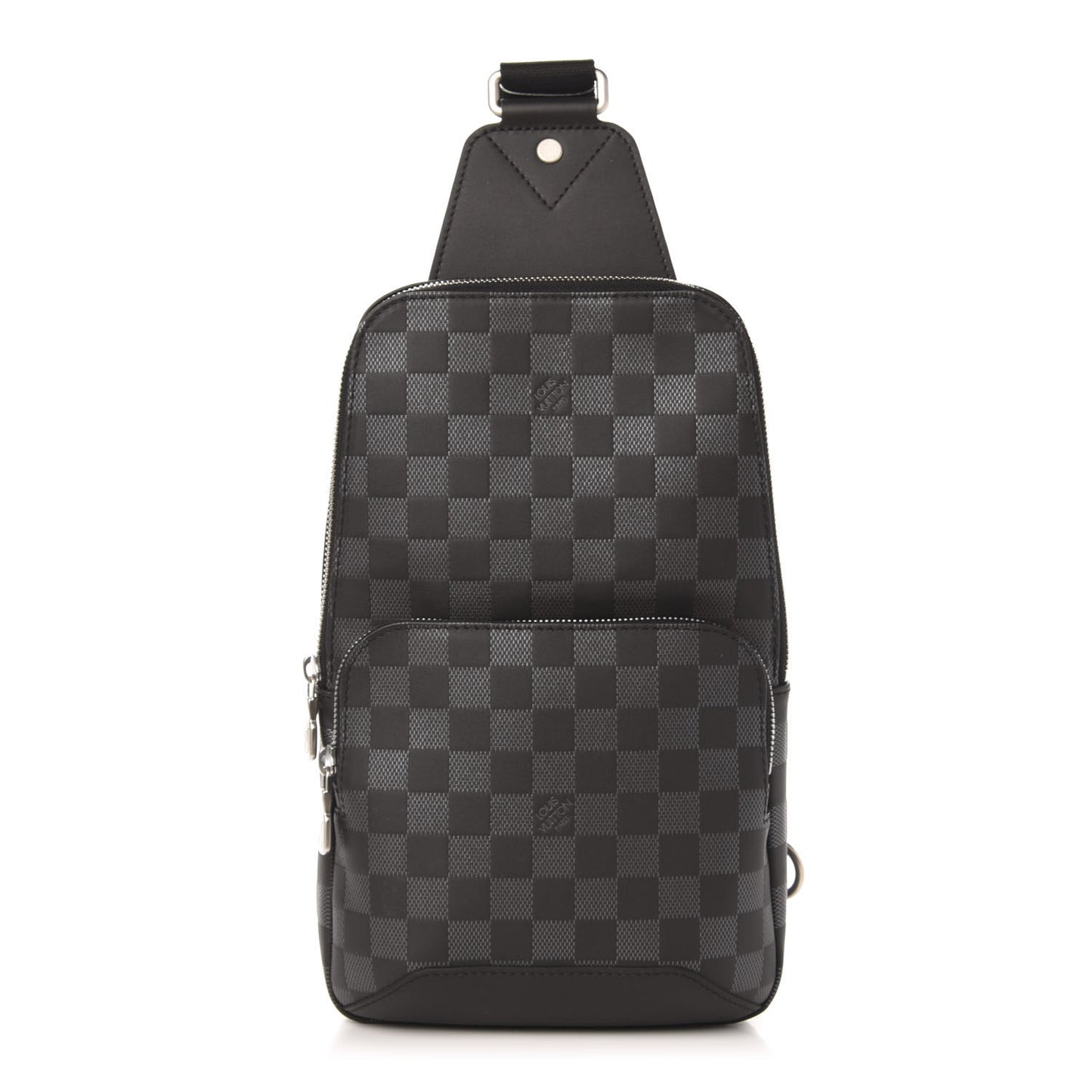 Damier Infini Avenue Sling Bag Onyx Silver