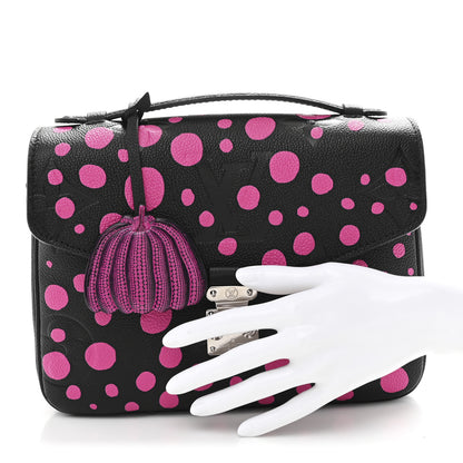 Louis Vuitton LV x YK Empreinte Monogram Giant Pochette Metis Black Fuchsia 2 of 9