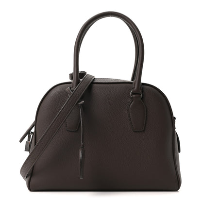 The Row Matte Grained Calfskin India 10 Deep Brown 1 of 17