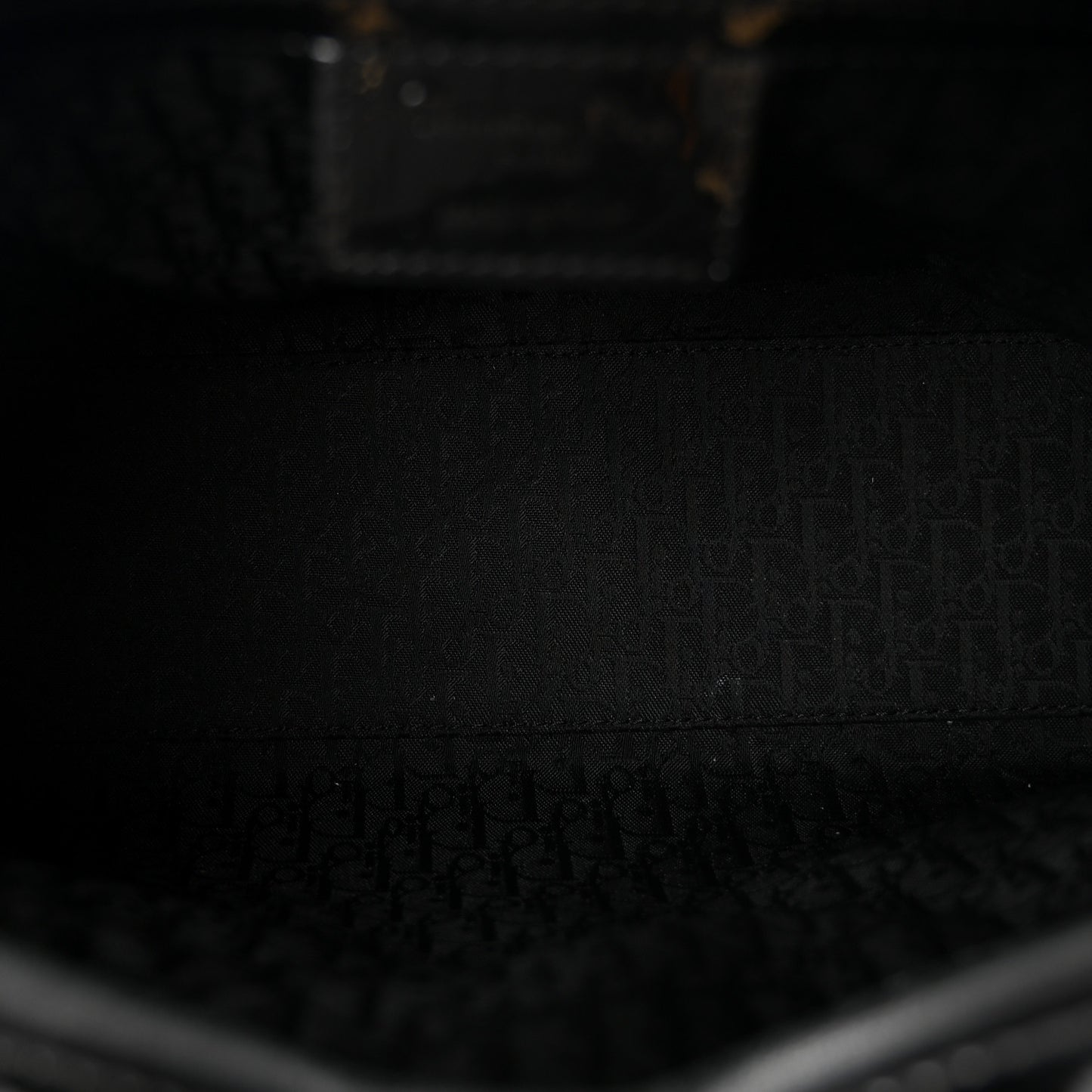 Patent Cannage Large Lady Dior Black