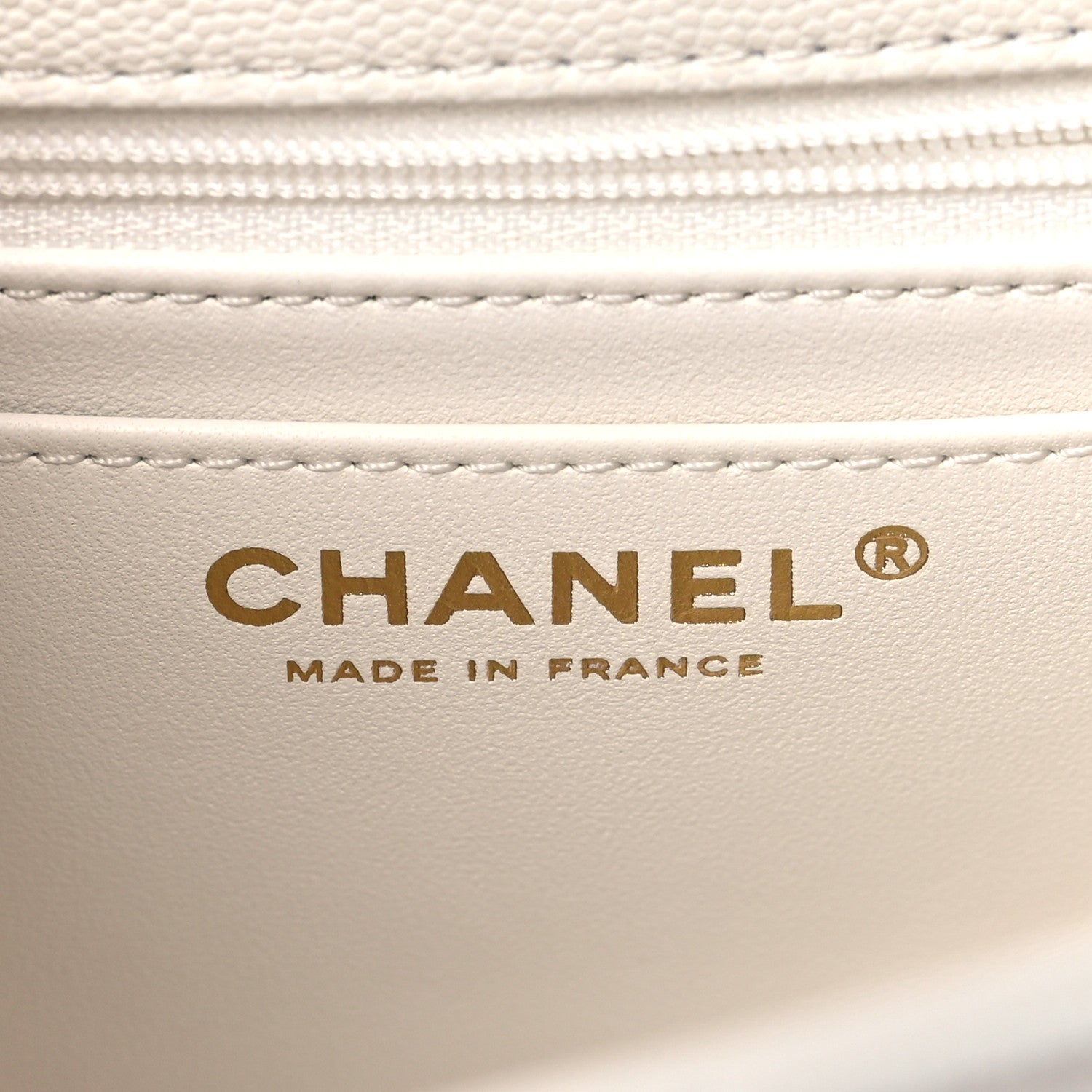 Chanel Caviar Quilted Mini Retro Twist Top Handle Flap White 6 of 9