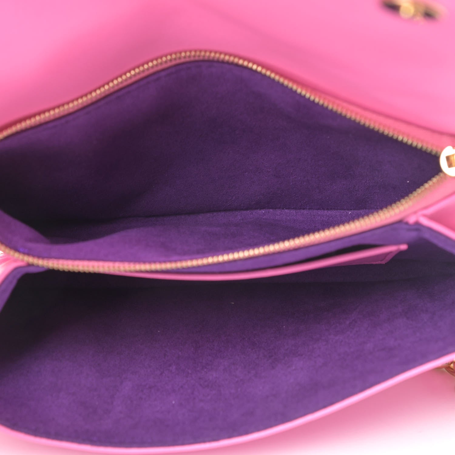 Louis Vuitton Lambskin Embossed Monogram Vuittamins Pochette Coussin Rose Violet 4 of 6