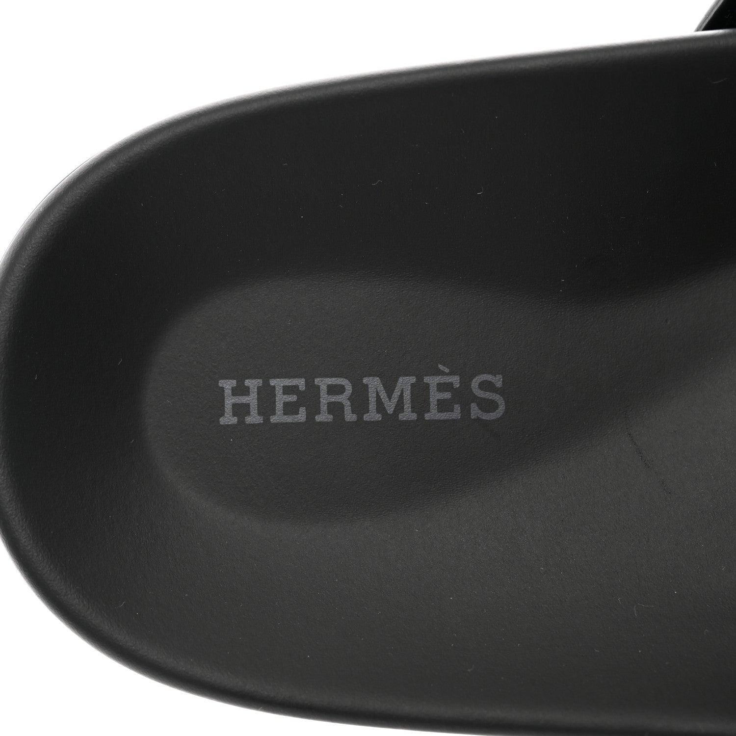 Hermes Calfskin Mens Chypre Sandals 42.5 Black 7 of 9