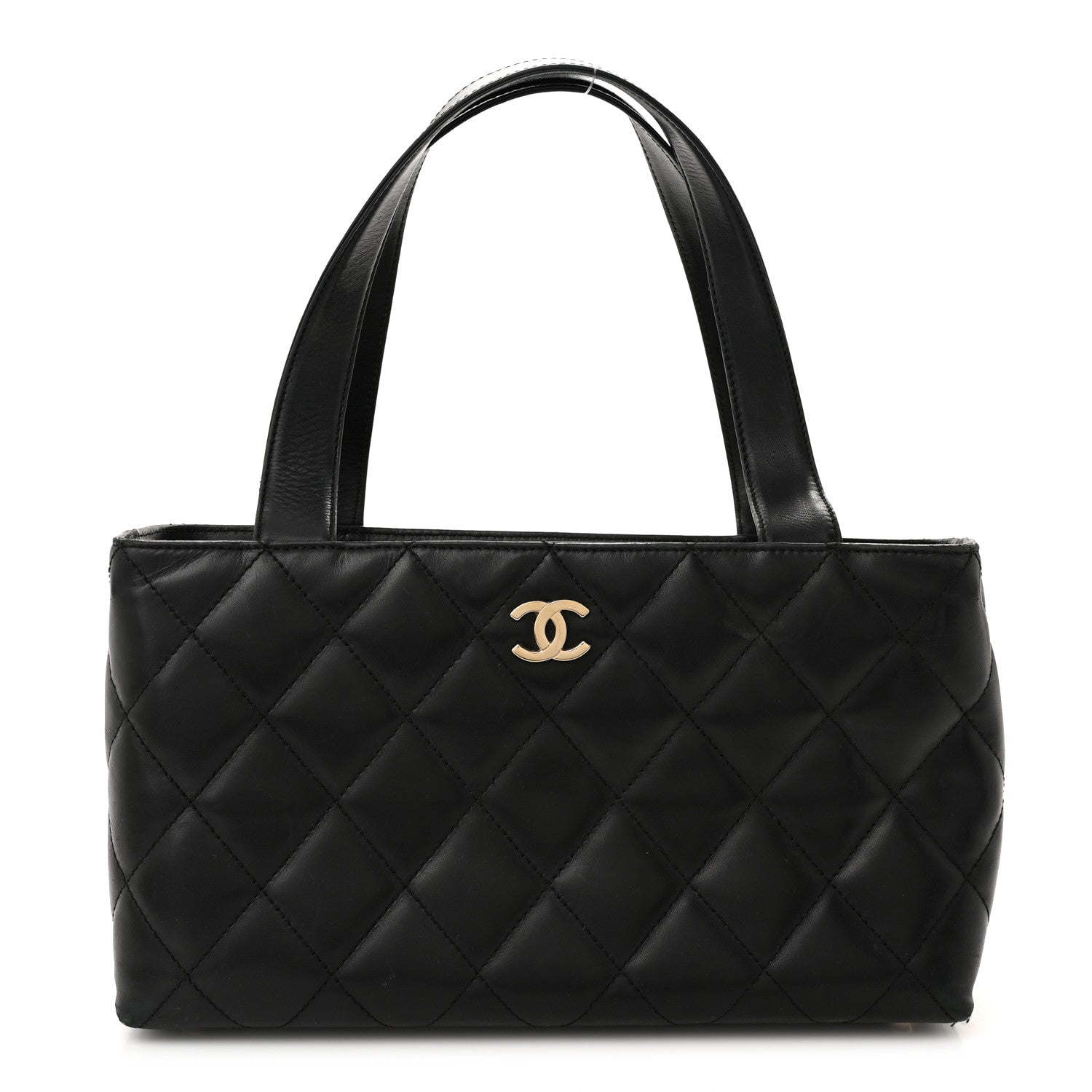 Chanel Lambskin Quilted Shoulder Bag Black 1 of 11